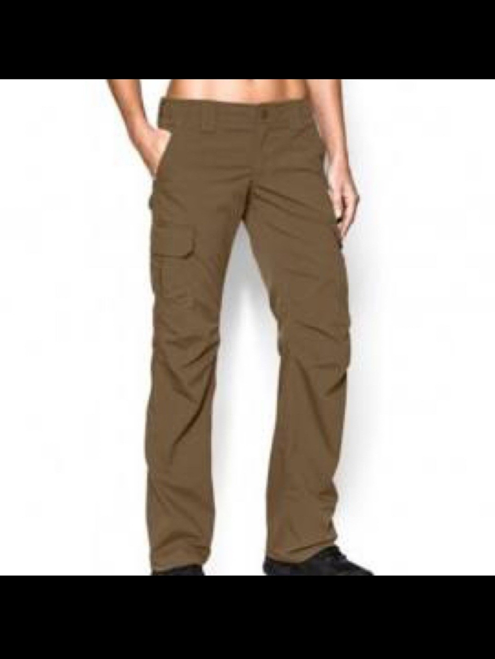 Under Armour Women's Straight-Leg Cargo Pants in Brown